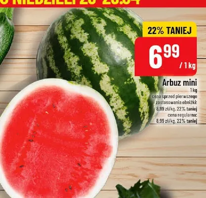 Arbuz mini promocja w POLOmarket