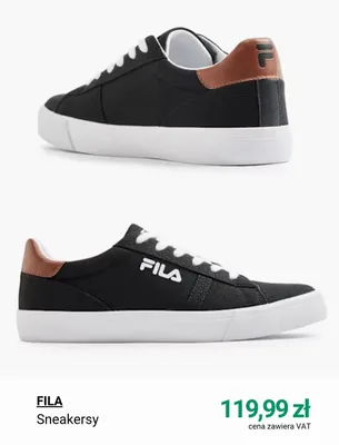 Sneakersy Fila promocja w Deichmann