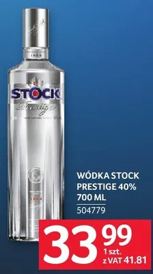 Wódka Stock Prestige 40% 700ml promocja w Selgros