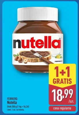 Nutella promocja w Aldi