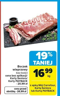Boczek promocja w Carrefour