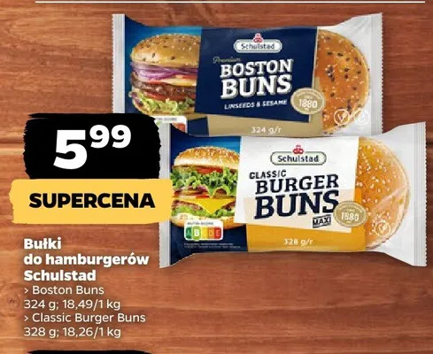 Bułki do hamburgerów Boston Buns promocja w Netto
