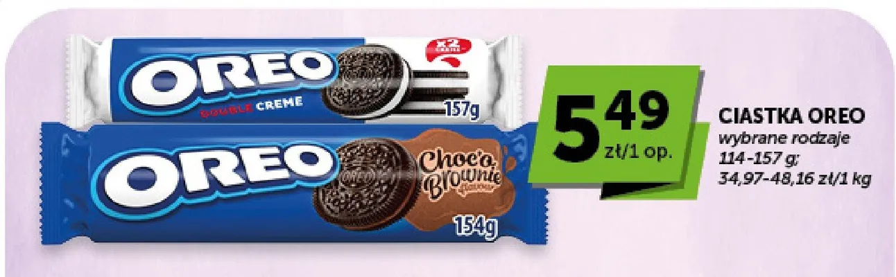 Ciastka Oreo Double Creme promocja w ABC