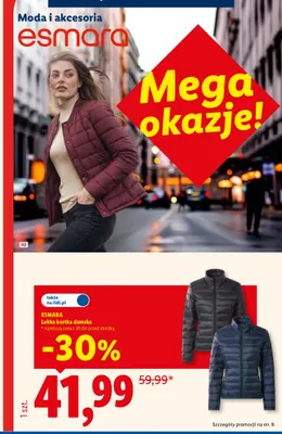 Lekka kurtka damska Esmara promocja w Lidl