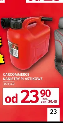Kanistry plastikowe Carcommerce promocja w Selgros