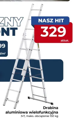 Drabina aluminiowa wielofunkcyjna promocja w PSB Mrówka