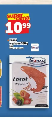 Łosoś wędzony Koral promocja w TOPAZ
