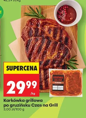 Karkówka grillowa po gruzińsku Czas na Grill promocja w Biedronka