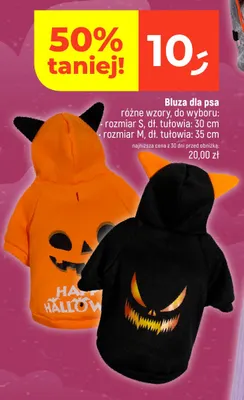 Bluza dla psa rozmiar S dł. tułowia 30 cm promocja w Dealz