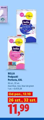 Podpaski Perfecta XXL green Bella promocja w Lidl