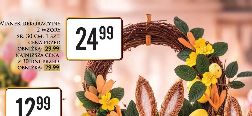 Wianek dekoracyjny 2 wzory Dino promocja w Dino