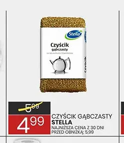 Czyścik gąbczasty Stella promocja w Wafelek