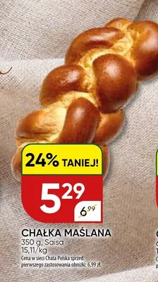 Chałka maślana Saisa promocja w Chata Polska
