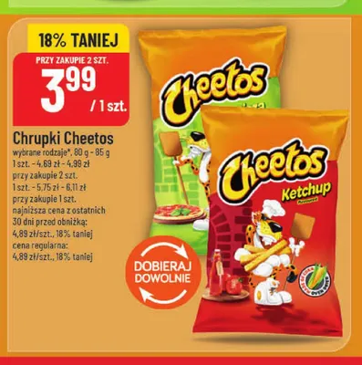 Chrupki Cheetos Pizzeria promocja w POLOmarket