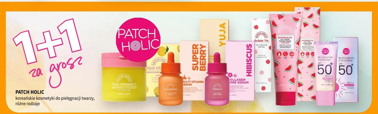 Koreańskie kosmetyki do pielęgnacji twarzy Patch Holic promocja w Drogerie Polskie