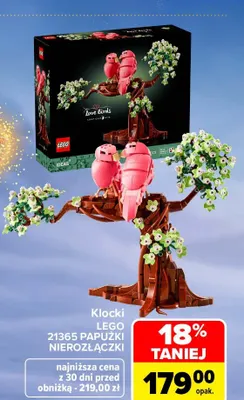 Klocki LEGO 21365 Papużki nierozłączki promocja w Carrefour
