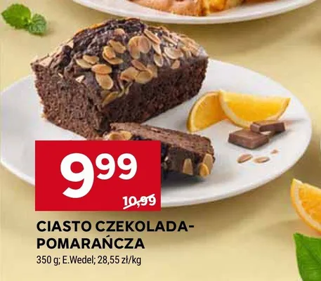 Ciasto czekolada-pomarańcza E.Wedel promocja w Stokrotka
