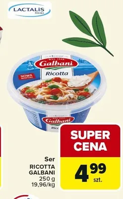 Ser Ricotta Galbani promocja w Carrefour Market