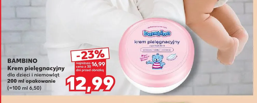 Krem pielęgnacyjny dla dzieci i niemowląt Bambino promocja w Kaufland