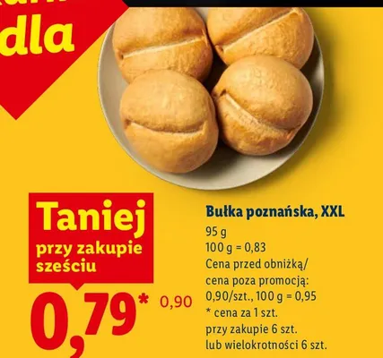 Bułka poznańska, XXL promocja w Lidl