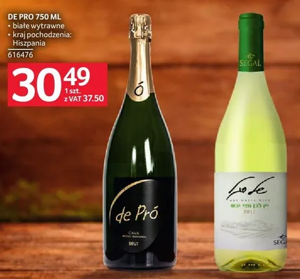 Wino Segal 750 ml promocja w Selgros