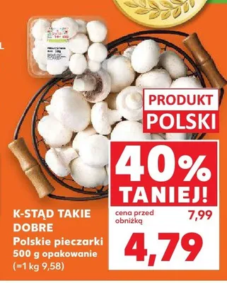 Polskie pieczarki 500 g K-Stąd Takie Dobre promocja w Kaufland