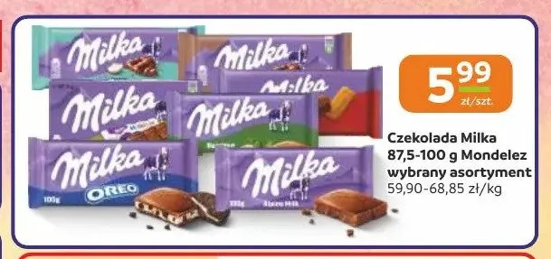 Czekolada Milka promocja w Gama