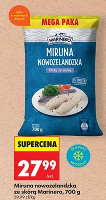 Miruna nowozelandzka ze skórą filety promocja w Biedronka