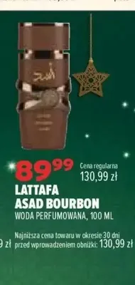Woda perfumowana Lattafa Asad Bourbon promocja w Drogerie Natura