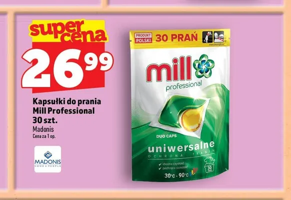 Kapsułki do prania Mill Professional Uniwersalne promocja w TOPAZ