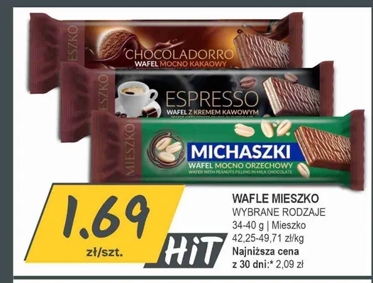 Wafel Mieszko Espresso promocja w Słoneczko