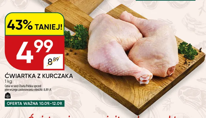 Ćwiartka z kurczaka promocja w Chata Polska