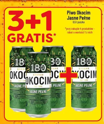 Piwo Okocim Jasne Pełne promocja w POLOmarket