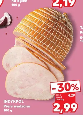 Pierś wędzona Indykpol promocja w Kaufland