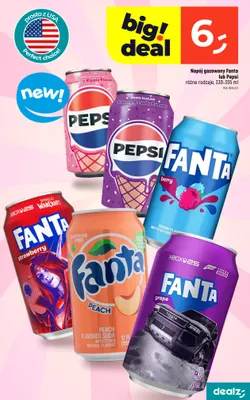 Napój gazowany Pepsi Zero Sugar Cherry & Vanilla Flavour promocja w Dealz