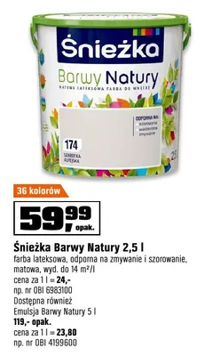 Farba Barwy Natury promocja w OBI