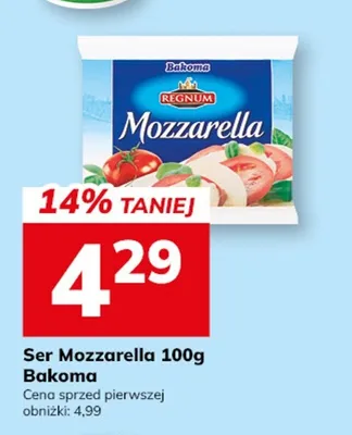 Ser Mozzarella Bakoma promocja w Hitpol