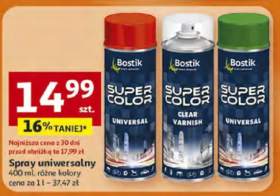 Spray uniwersalny 400 ml promocja w Auchan