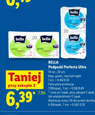 Podpaski Bella Perfecta Ultra Rose promocja w Lidl