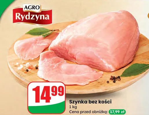 Szynka bez kości promocja w Dino