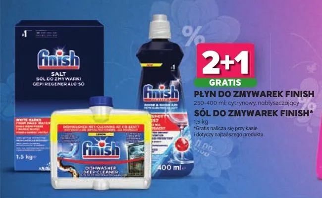 Płyn do czyszczenia zmywarek Finish promocja w Stokrotka