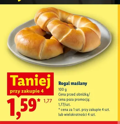 Rogal maślany promocja w Lidl