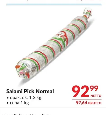 Salami Pick Normal promocja w Makro