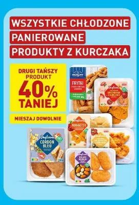 Chłodzone panierowane produkty z kurczaka promocja w Aldi