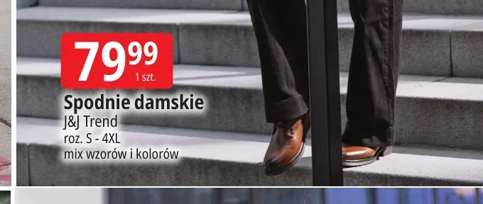 Spodnie damskie J & J Trend promocja w Leclerc