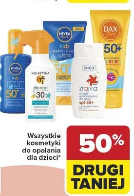 Kosmetyki do opalania dla dzieci promocja w Carrefour