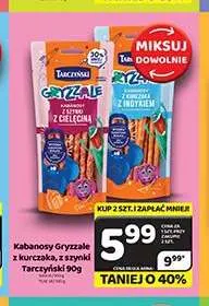 Kabanosy Gryzzale z szynki Tarczyński promocja w Delfin
