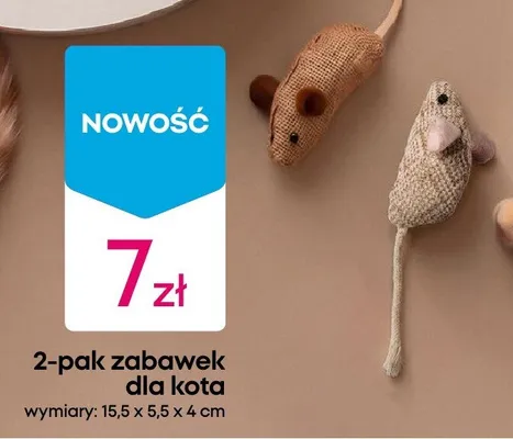 Zabawki dla kota 2-pak promocja w Pepco
