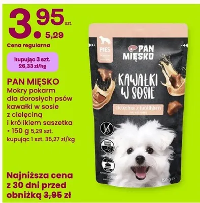 Mokry pokarm monobiałkowy dla dorosłych psów z dzikiem puszka Wiejska Zagroda promocja w Frisco