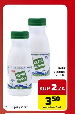 Kefir Robico promocja w Carrefour Market